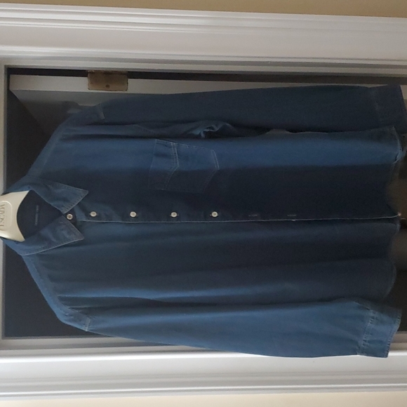 NWT MCKENZIE TRIBE DENIM SHIRT SIZE LARGE. - Picture 14 of 16